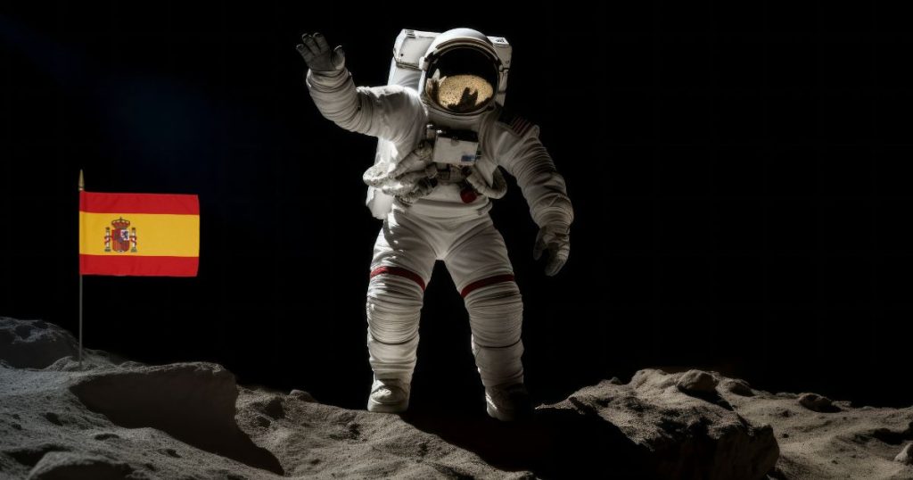 Il a modifié un élément sur une photo de Neil Armstrong marchant sur la Lune. Lequel ?